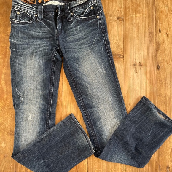 Rock Revival Womens Jeans Sz 27 #RJ820TT6 Sasha - Picture 6 of 9